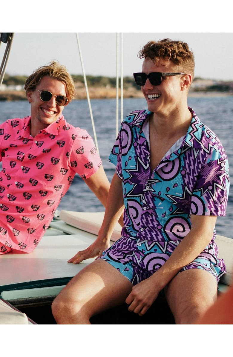 OOSC Fresh Prince Men's Short Sleeve Shirt, Alternate, color, Multi