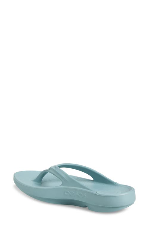 Oofos Oolala Flip Flop In Mist