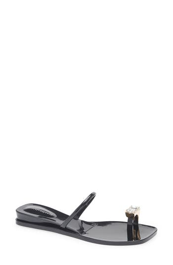 Jeffrey Campbell Balia Wedge Sandal In Black