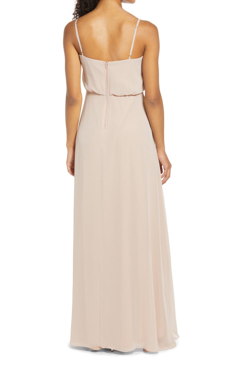 BIRDY GREY Gwennie Blouson Chiffon Evening Gown, Alternate, color, 