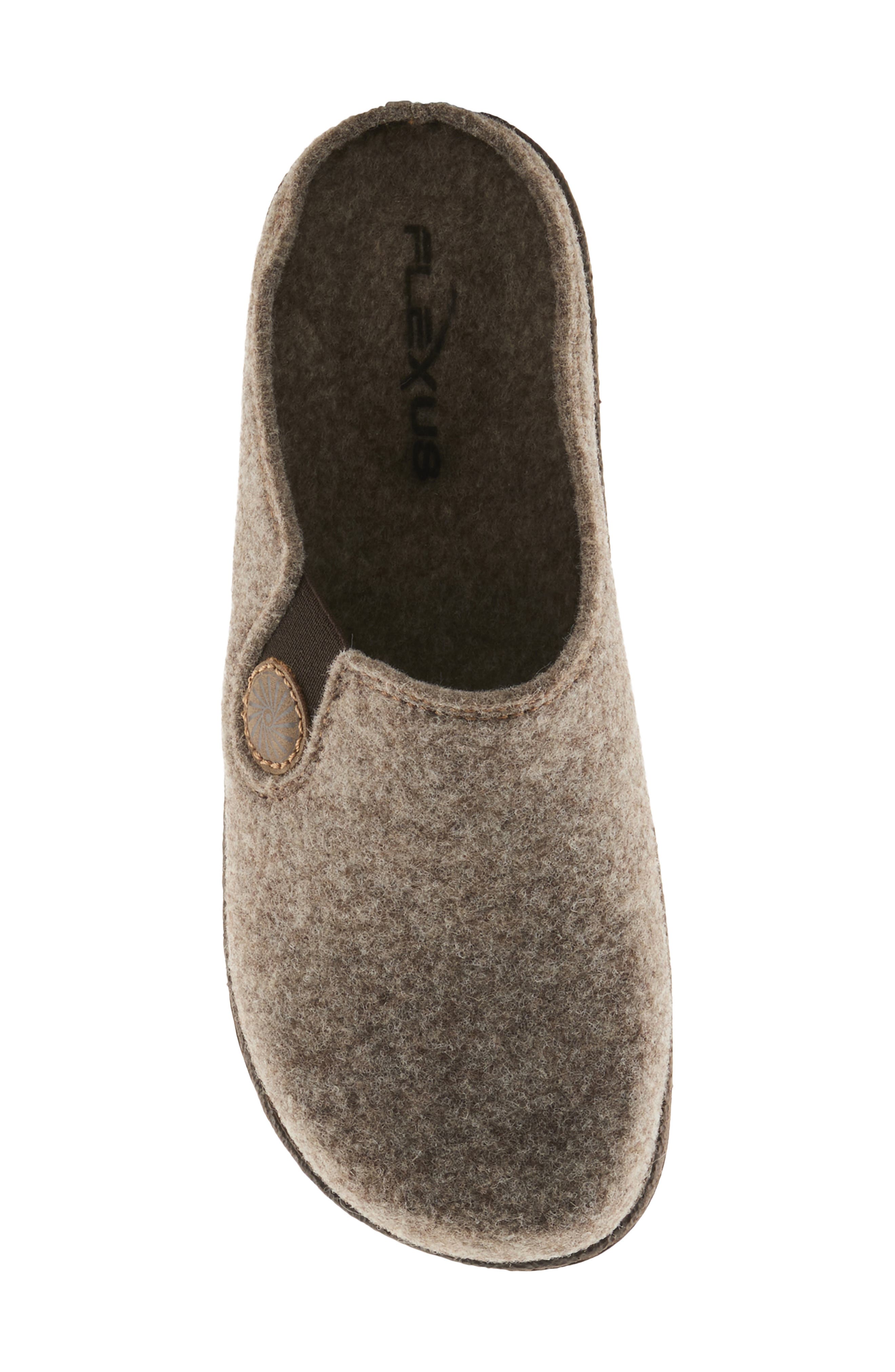 Flexus by Spring Step Cozily Wool Clog, Alternate, color, Light Brown