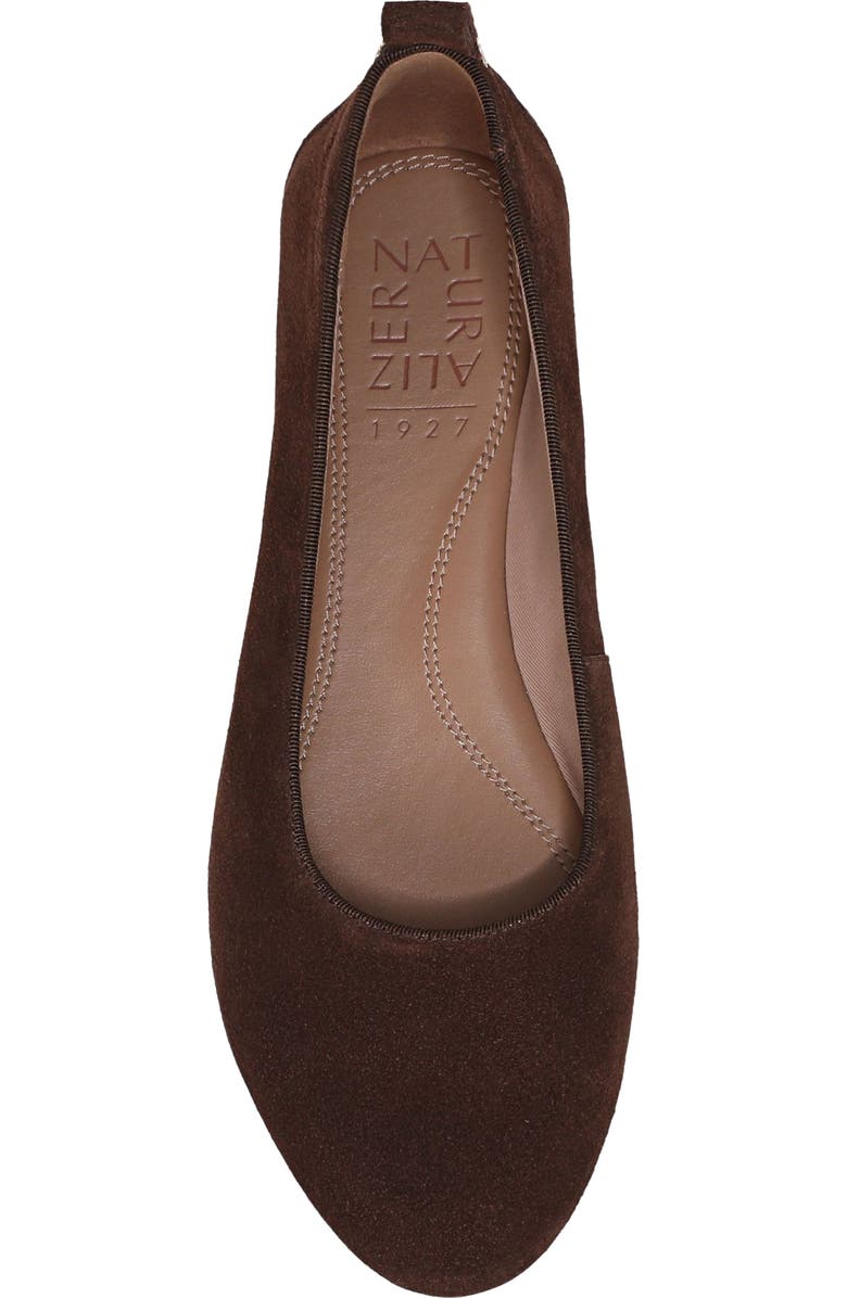 Naturalizer Ava Ballet Flat, Alternate, color, Chocolate Suede