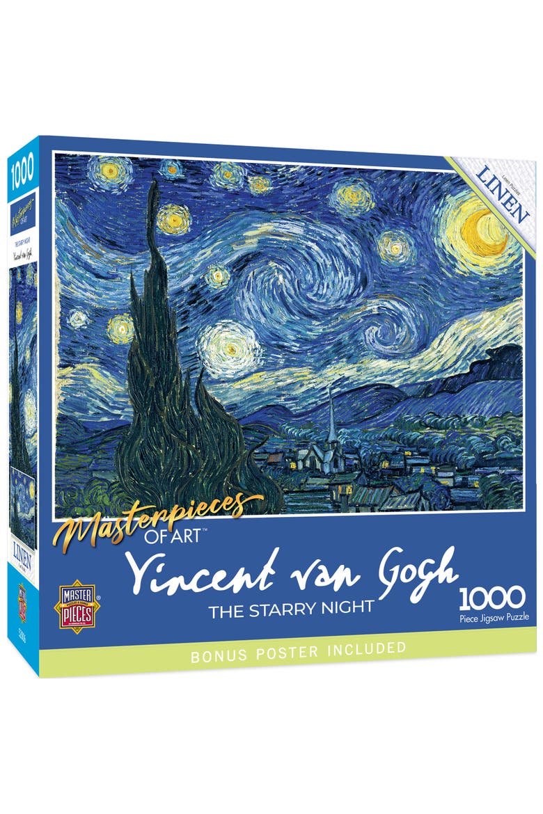 The Starry Night 1000 Piece Puzzle, Main, color, Multicolor