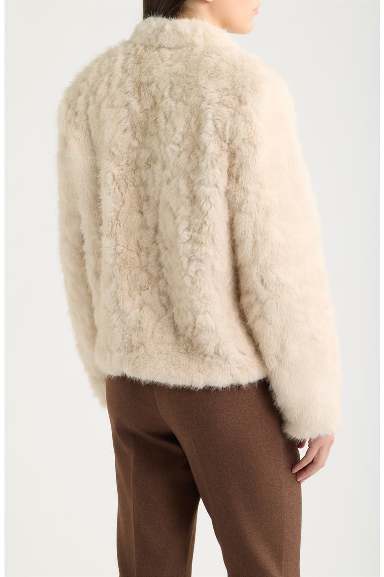 Faux Fur Jacket, Alternate, color, IVORY