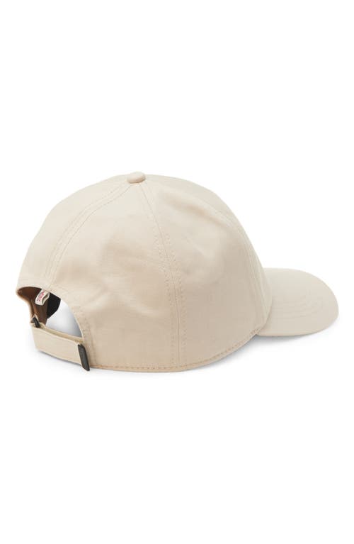 Moncler Grenoble Cappello Da Baseball In Gabardine In Tidal Foam