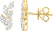EFFY Lab Grown Diamond Leaf Stud Earrings