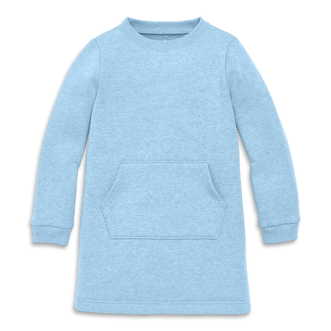 Kids Cozy Fleece Sweatshirt Dress