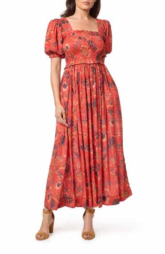 Scotch & Soda Geo Print Midi Dress