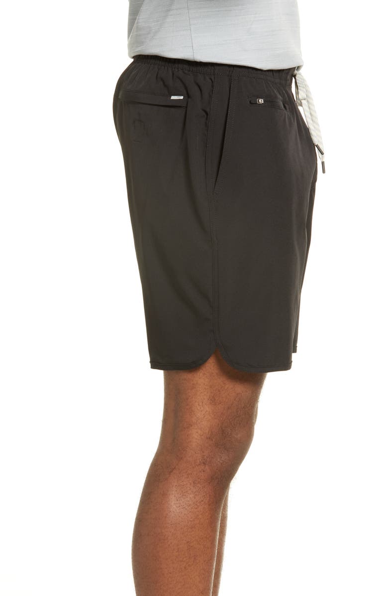 Vuori Banks Shorts, Alternate, color, Black