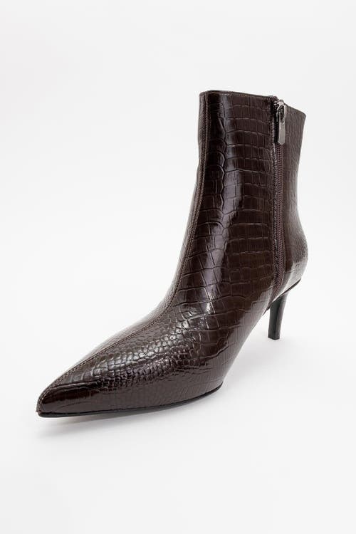 Prologue Shoes Noya Stiletto Boot In Brown