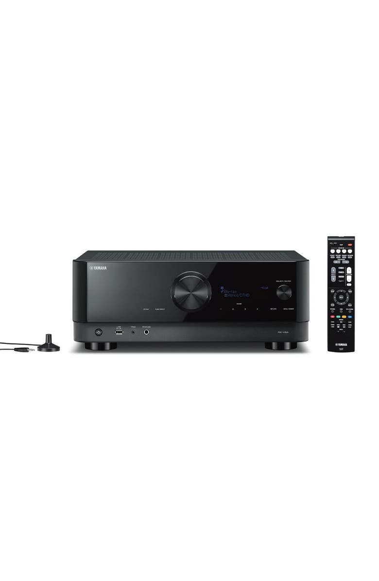 Yamaha RX-V6 7.2-Channel AV Receiver with 8K HDMI and MusicCast, Main, color, 
