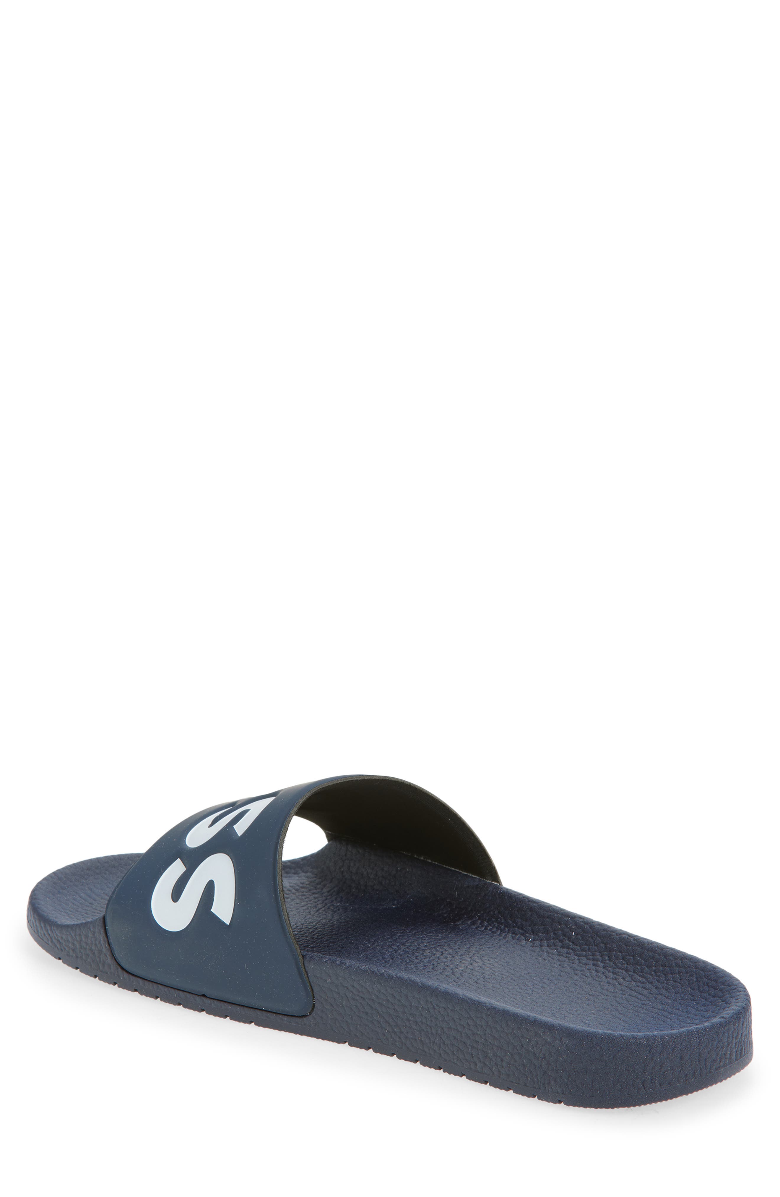 Aryeh Slide Sandal, Alternate, color, DARK BLUE