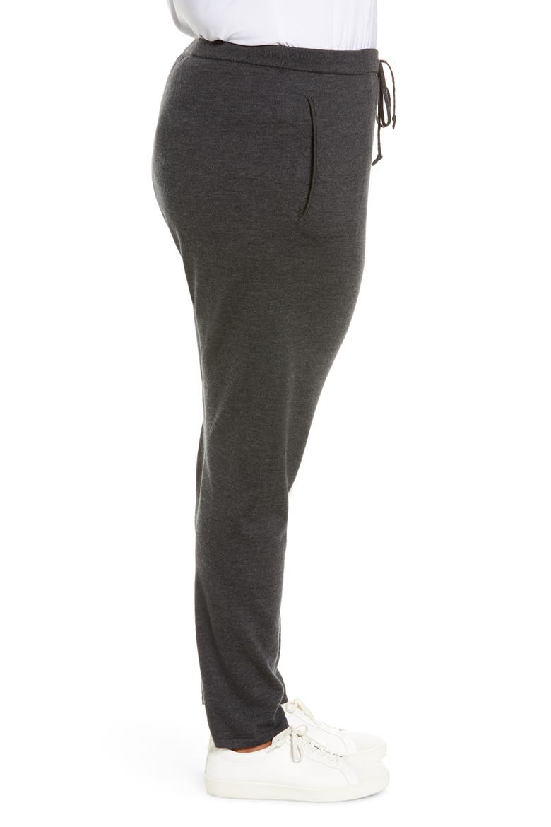 Merino Wool Joggers, Alternate, color, CHAR