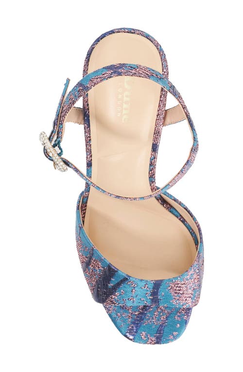 Dune London Maycie Ankle Strap Sandal In Blue