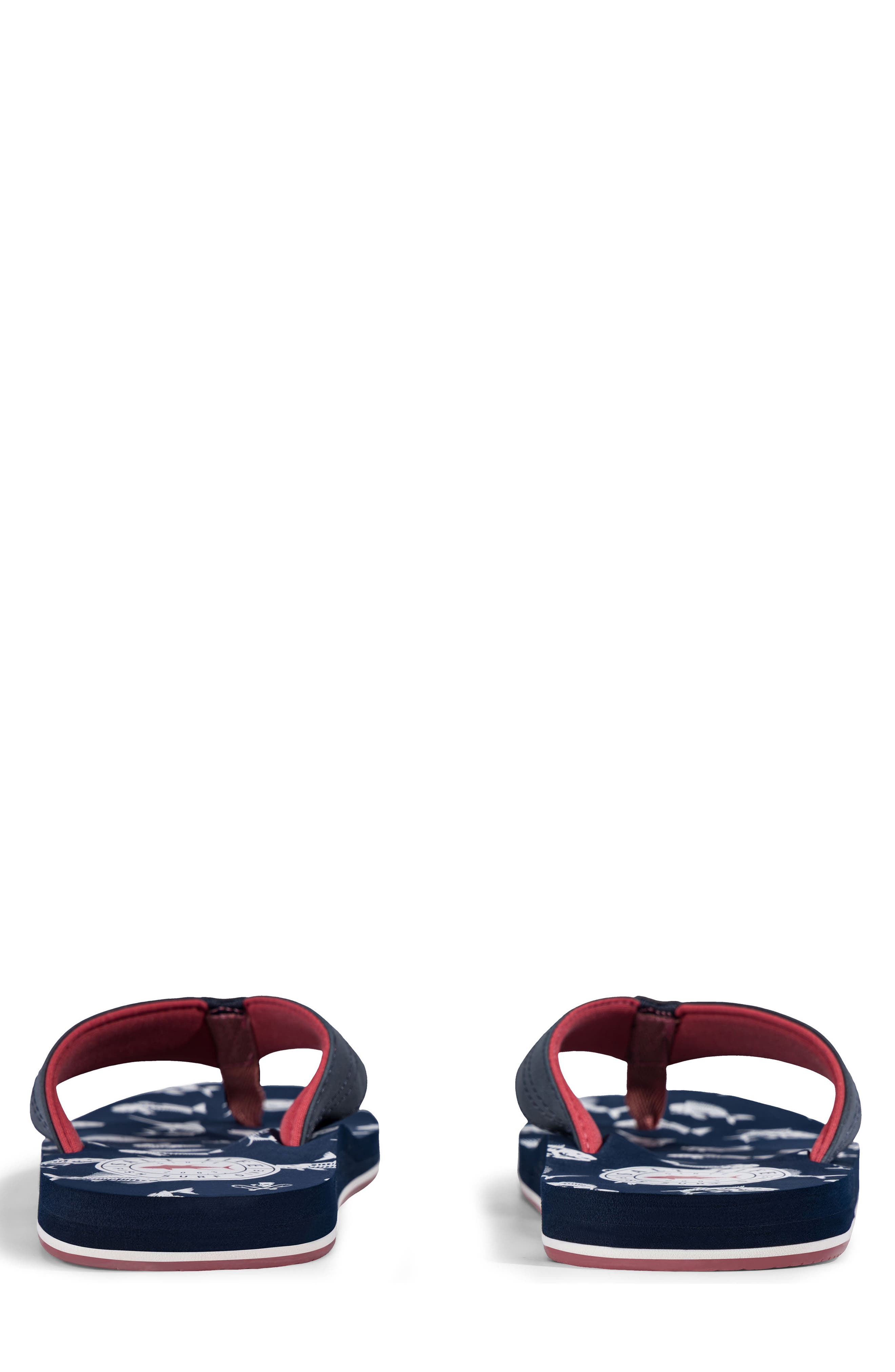 The Harbor Americana Flip Flop, Alternate, color, NAVY