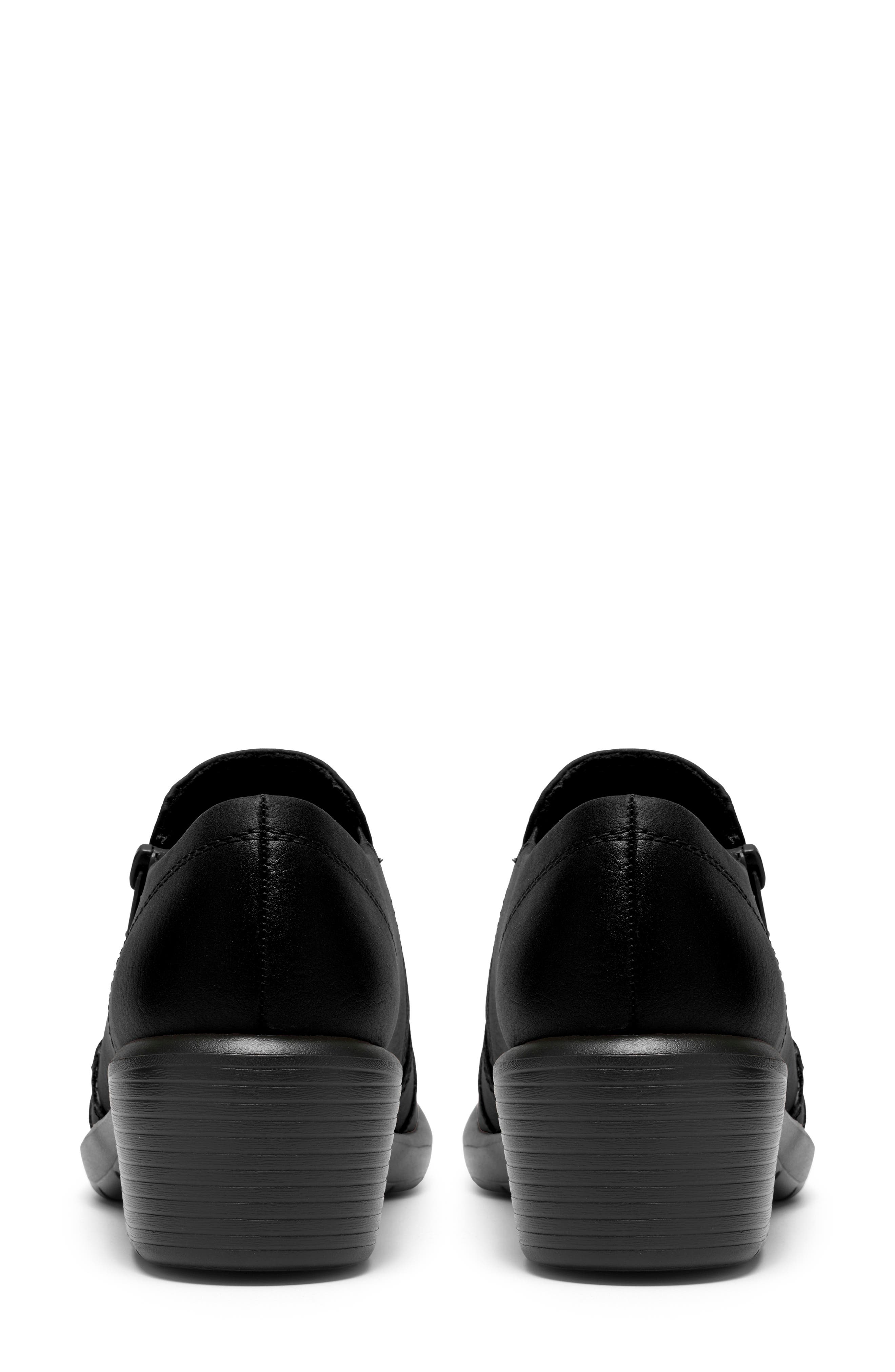 Kynnznie Ankle Bootie, Alternate, color, BLACK LEATHER