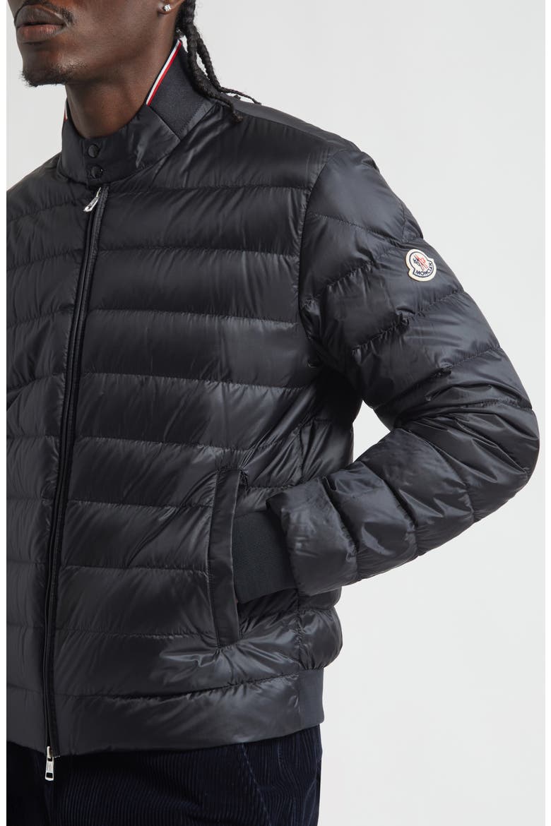 Rigel Quilted Down Jacket, Alternate, color, BLACK