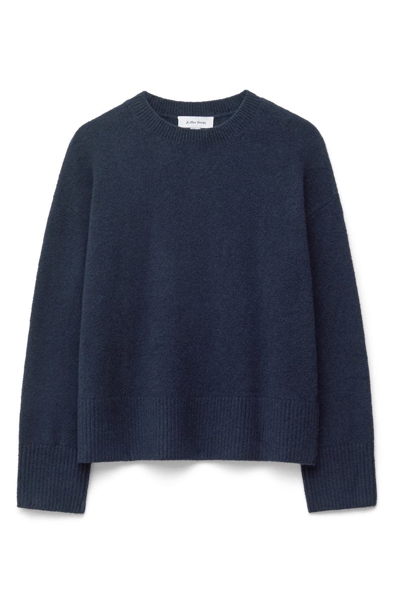 & Other Stories Relaxed Crewneck Cotton Blend Sweater, Alternate, color, 