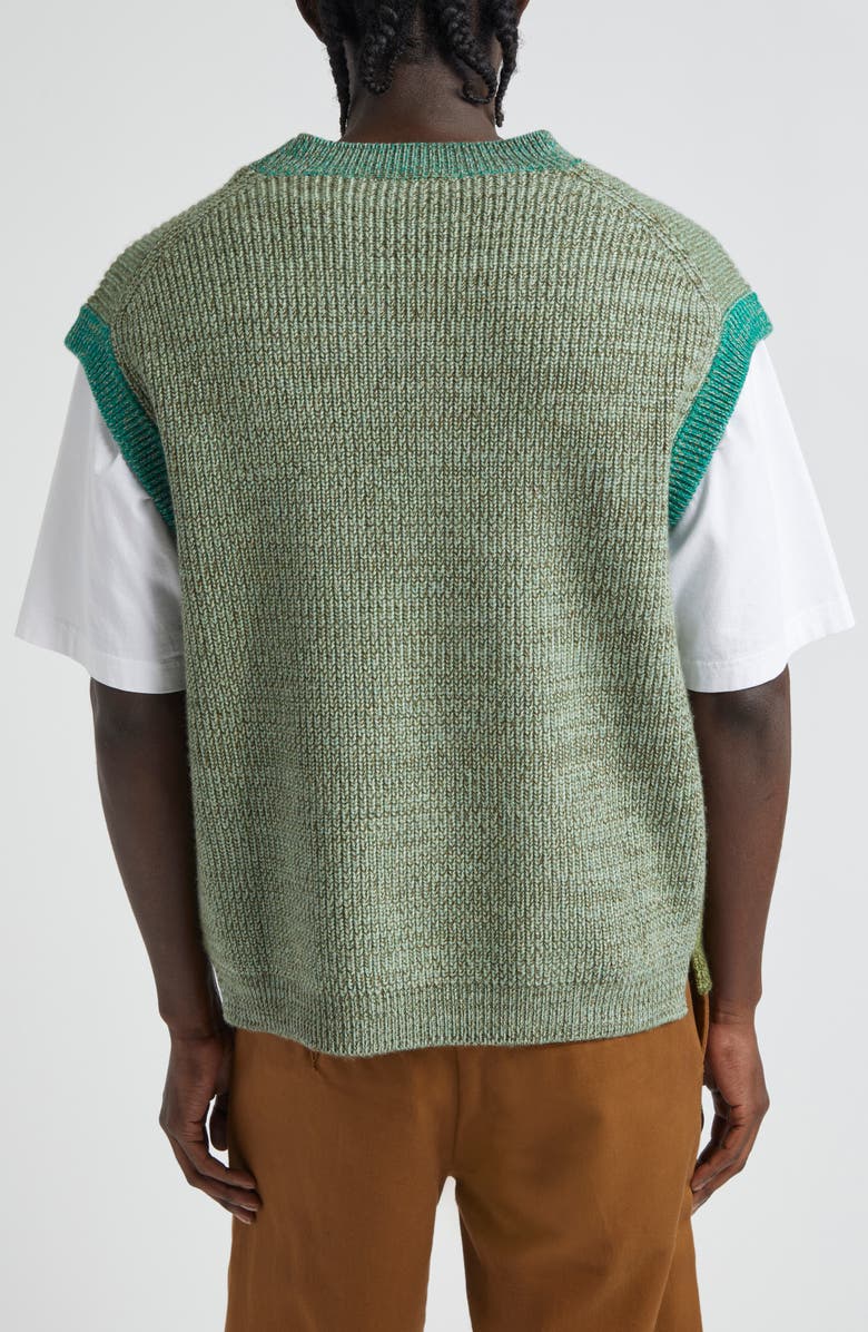 Waste Yarn Project Ida Wool Blend V-Neck Sweater Vest, Alternate, color, 