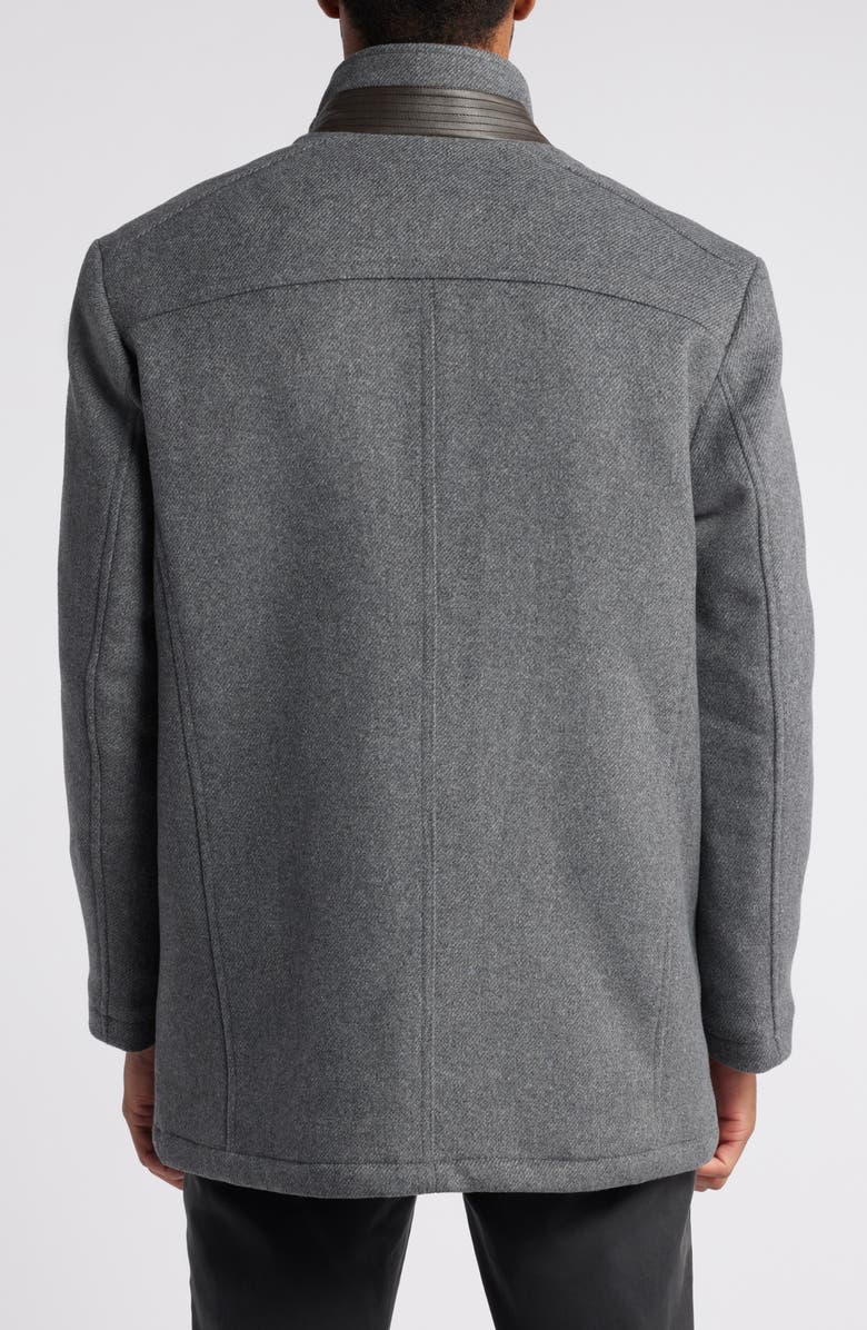 Johnston & Murphy Upton Car Coat with Removable Bib, Alternate, color, 