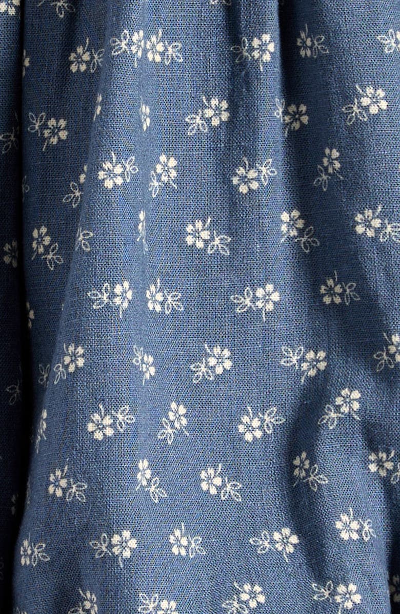 Rylee + Cru Kids' Porter Ditsy Floral Romper, Alternate, color, Marine