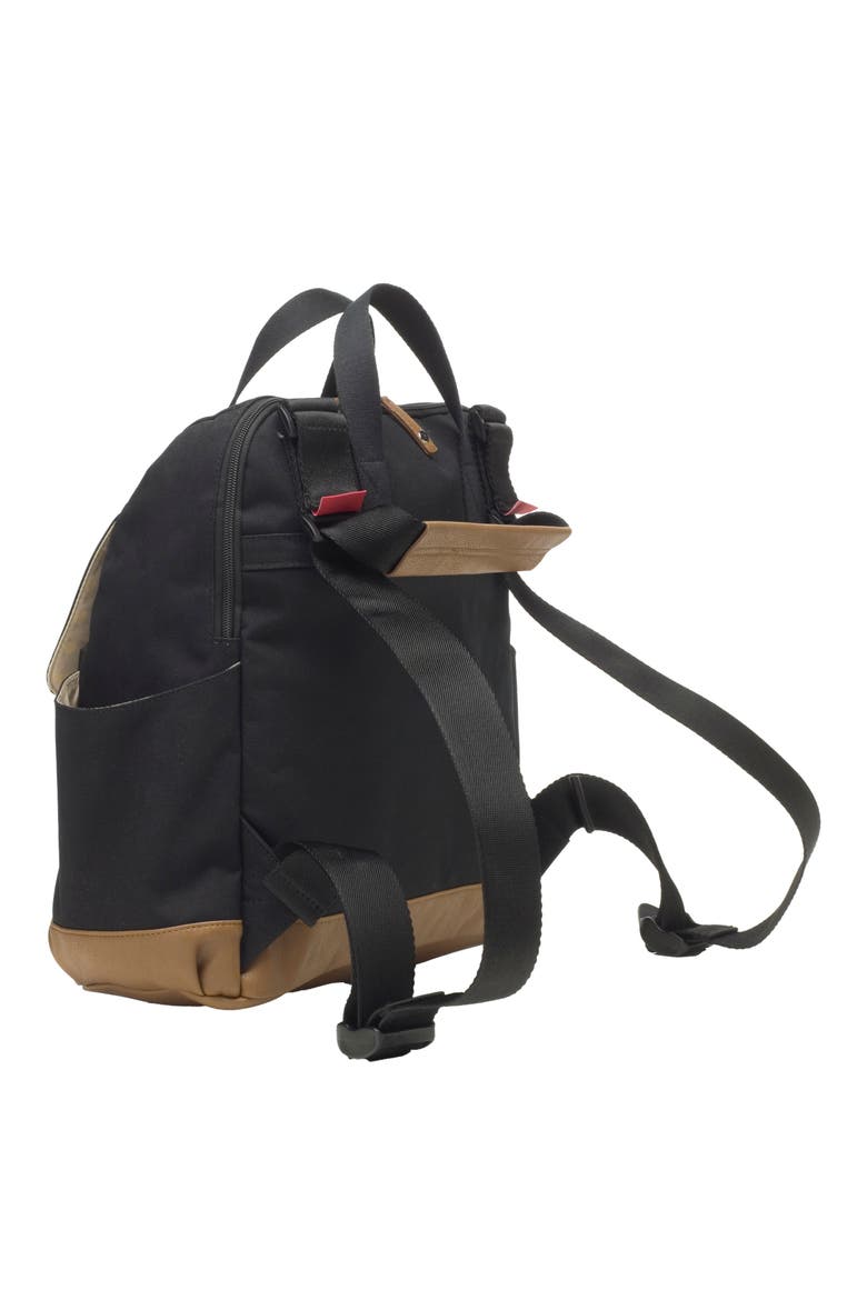 Babymel Robyn Eco Convertible Backpack, Alternate, color, Black