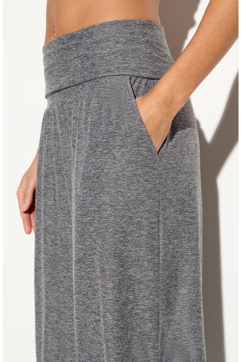 Reasha Ruched Studio Pants, Alternate, color, CHARCOAL HEATHER GREY