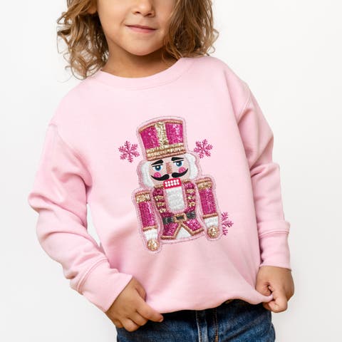 Snowflake Nutcracker Patchwork Sweatshirt (toddler)