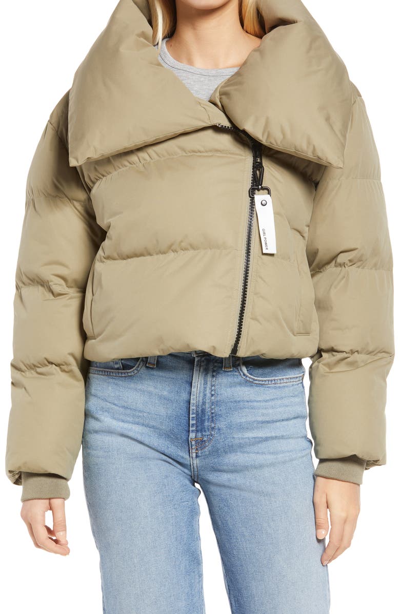 Avec Les Filles Crop Puffer Coat, Main, color,