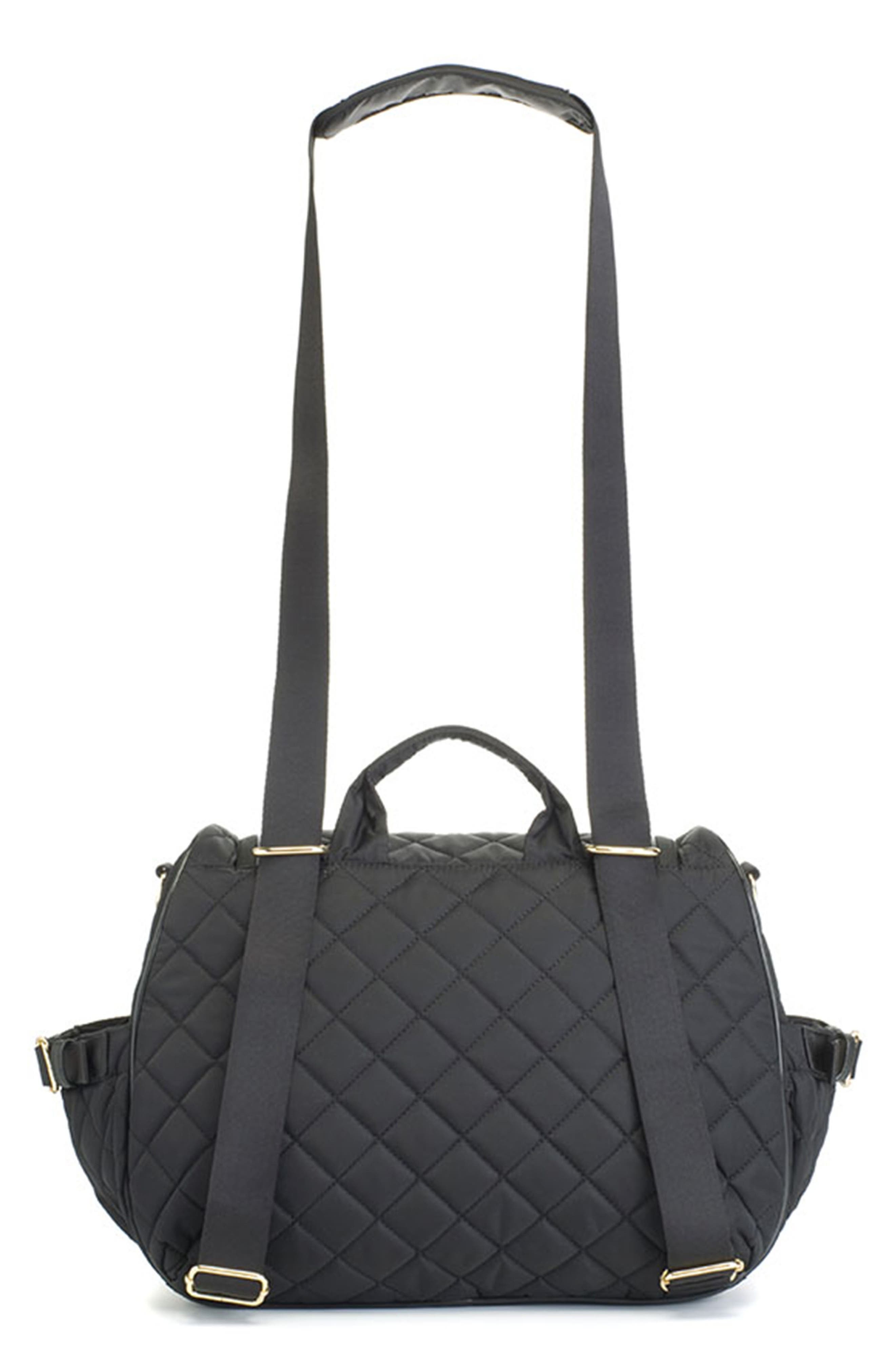 Storksak Poppy Quilted Nylon Convertible Diaper Bag, Alternate, color, 