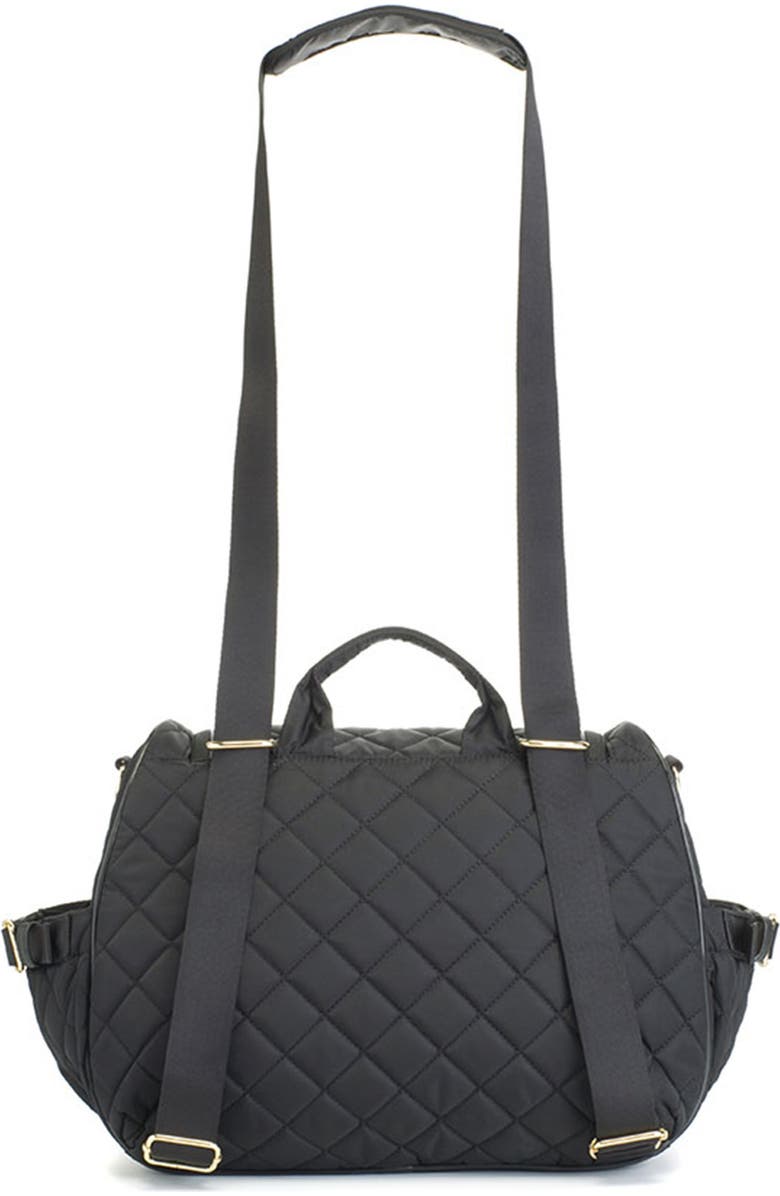 Storksak Poppy Quilted Nylon Convertible Diaper Bag, Alternate, color,