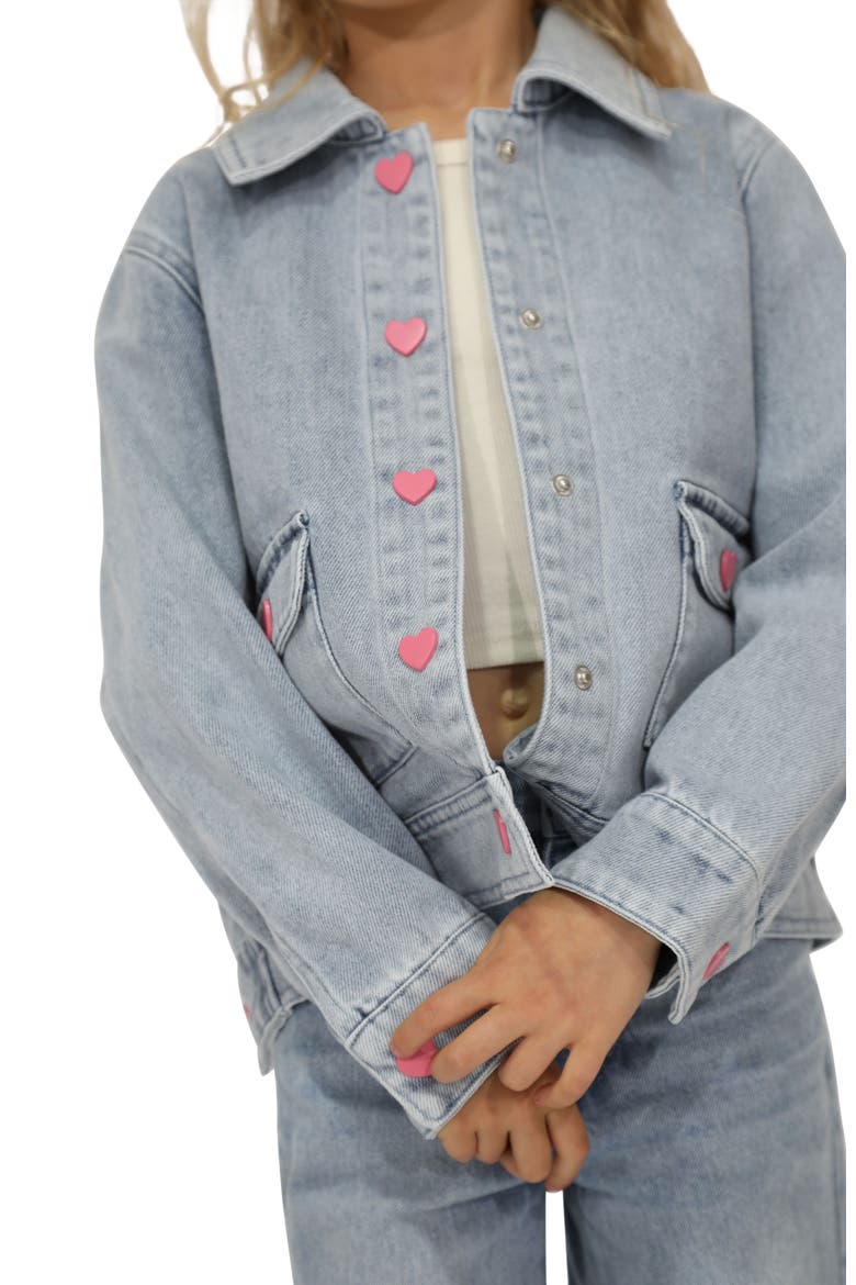 Sweet Like Me Denim Jacket, Alternate, color, Stonewash