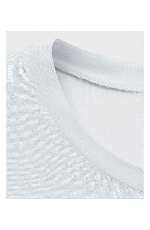 Mango Garment Wash Modal Sleep T-shirt In Gray