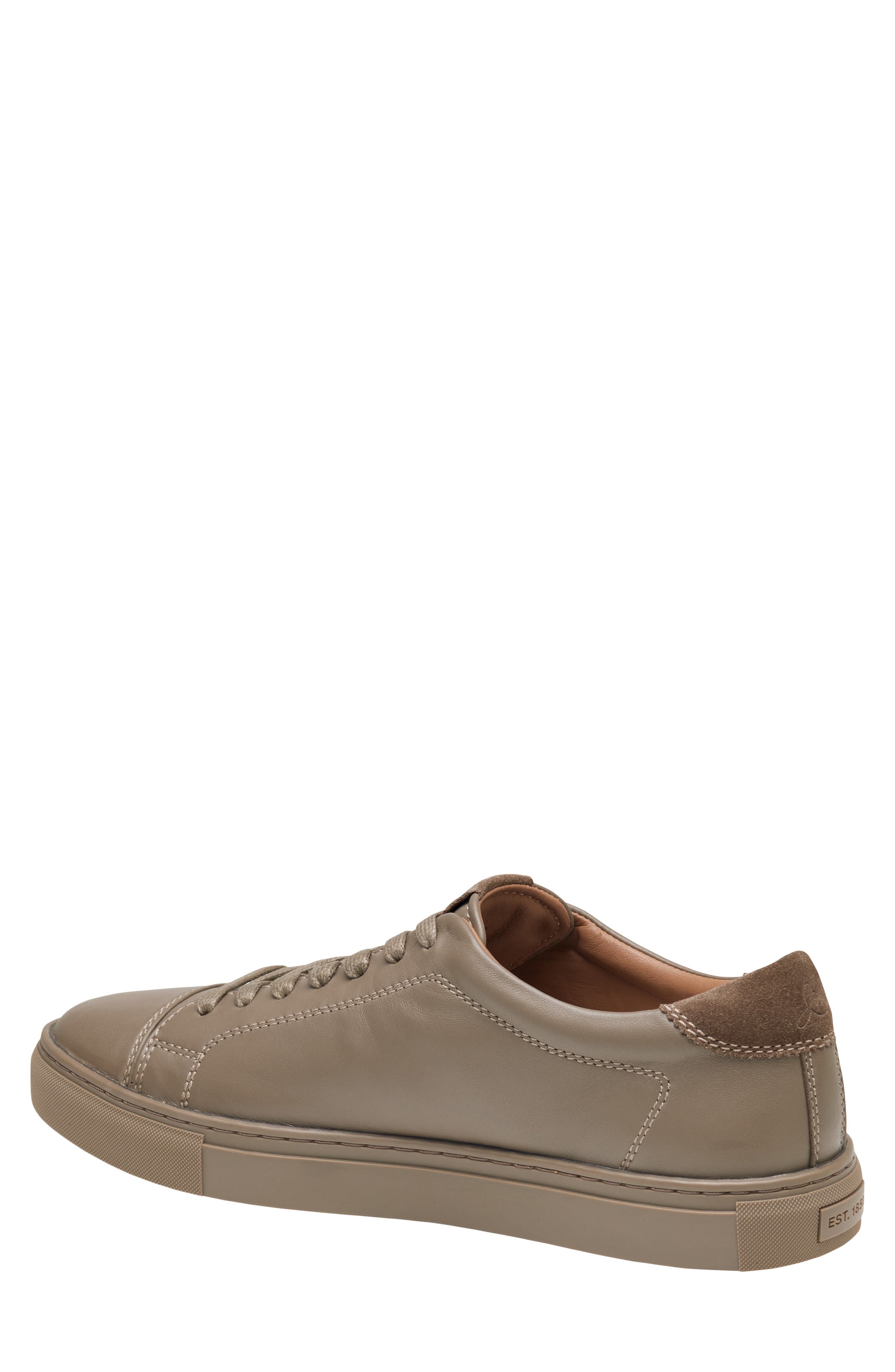 Luther Leather Sneaker, Alternate, color, TAUPE ITALIAN NAPPA LEATHER