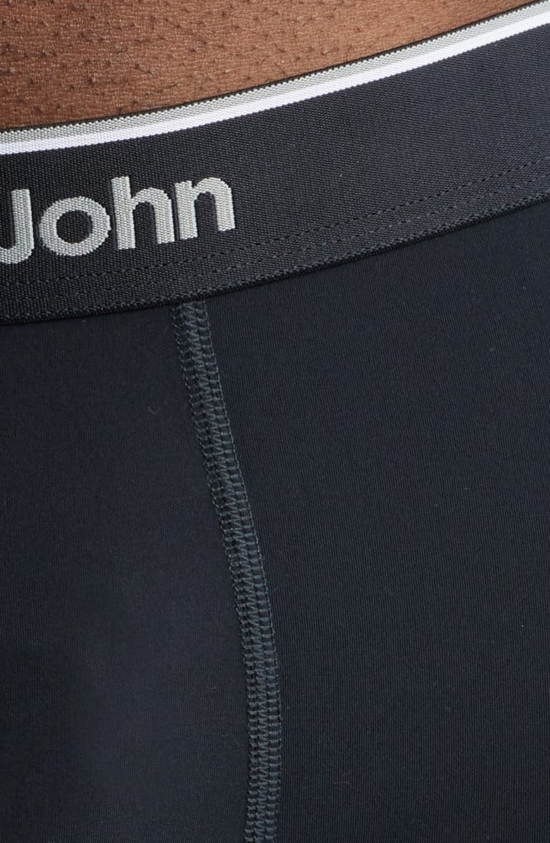 Tommy John Micro Stretch 4-Pack 6-Inch Boxer Briefs, Alternate, color, Black