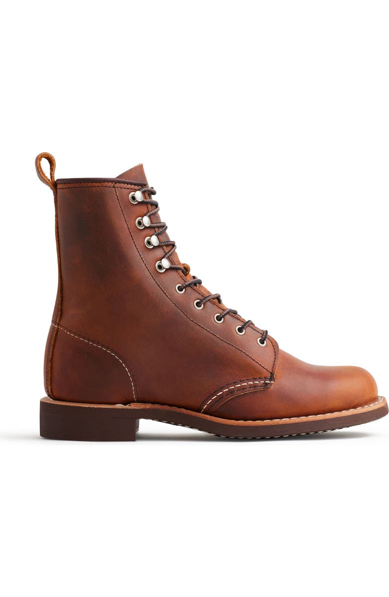 Red Wing Heritage Silversmith Full Grain Leather Boot, Main, color, Copper Rough & Tough