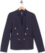 T Tahari Double Breasted Ponte Jacket
