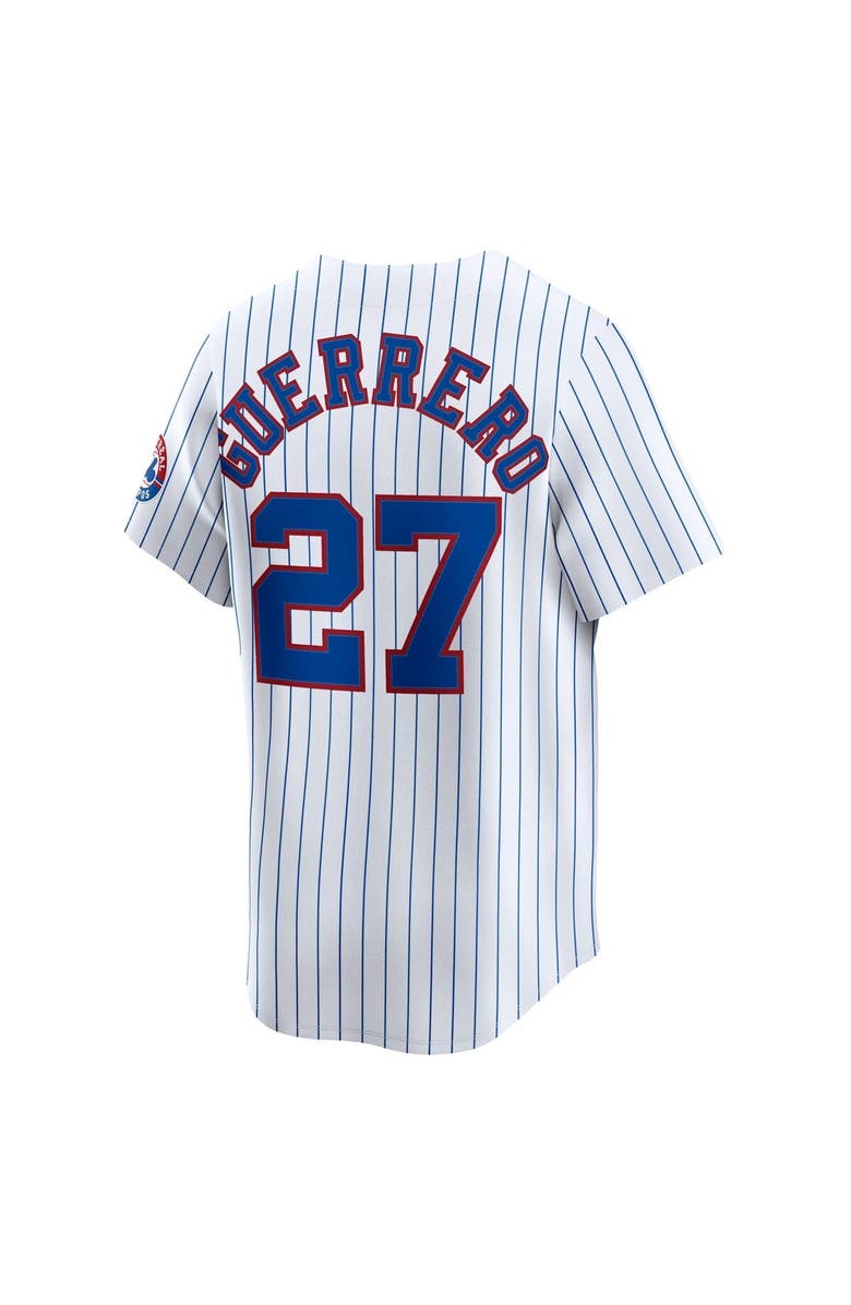 Nike Men's Nike Vladimir Guerrero White Montreal Expos Throwback Cooperstown Collection Limited Jersey, Alternate, color, White