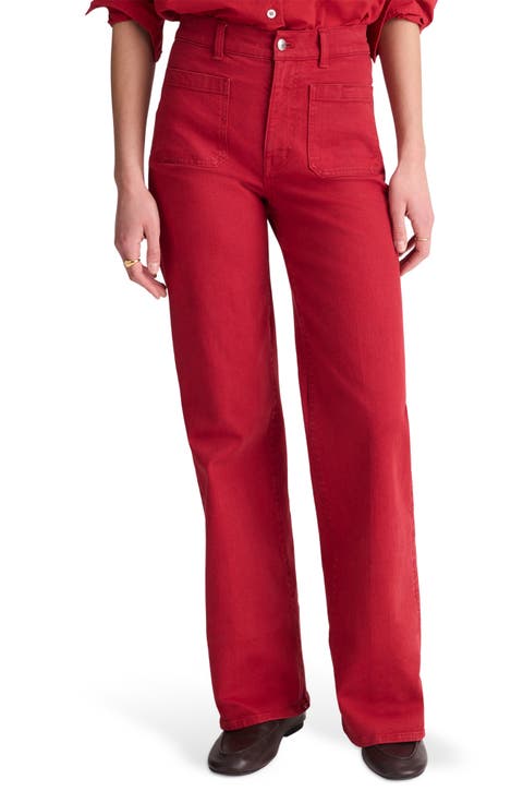 The Emmy Patch Pocket Wide Leg Pants