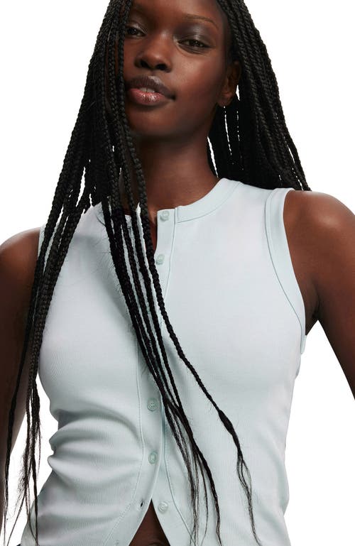 Cotton On Charlie Button Front Tank In Green