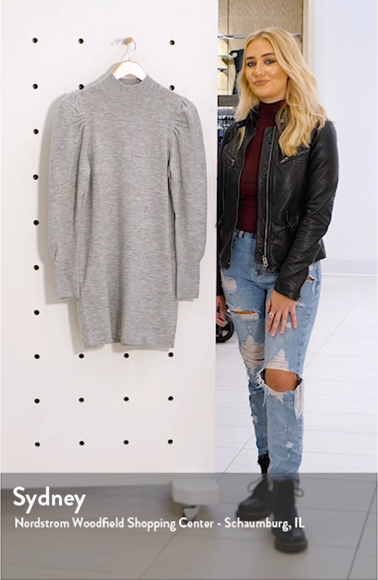 Lola Long Sleeve Sweater Dress, sales video thumbnail