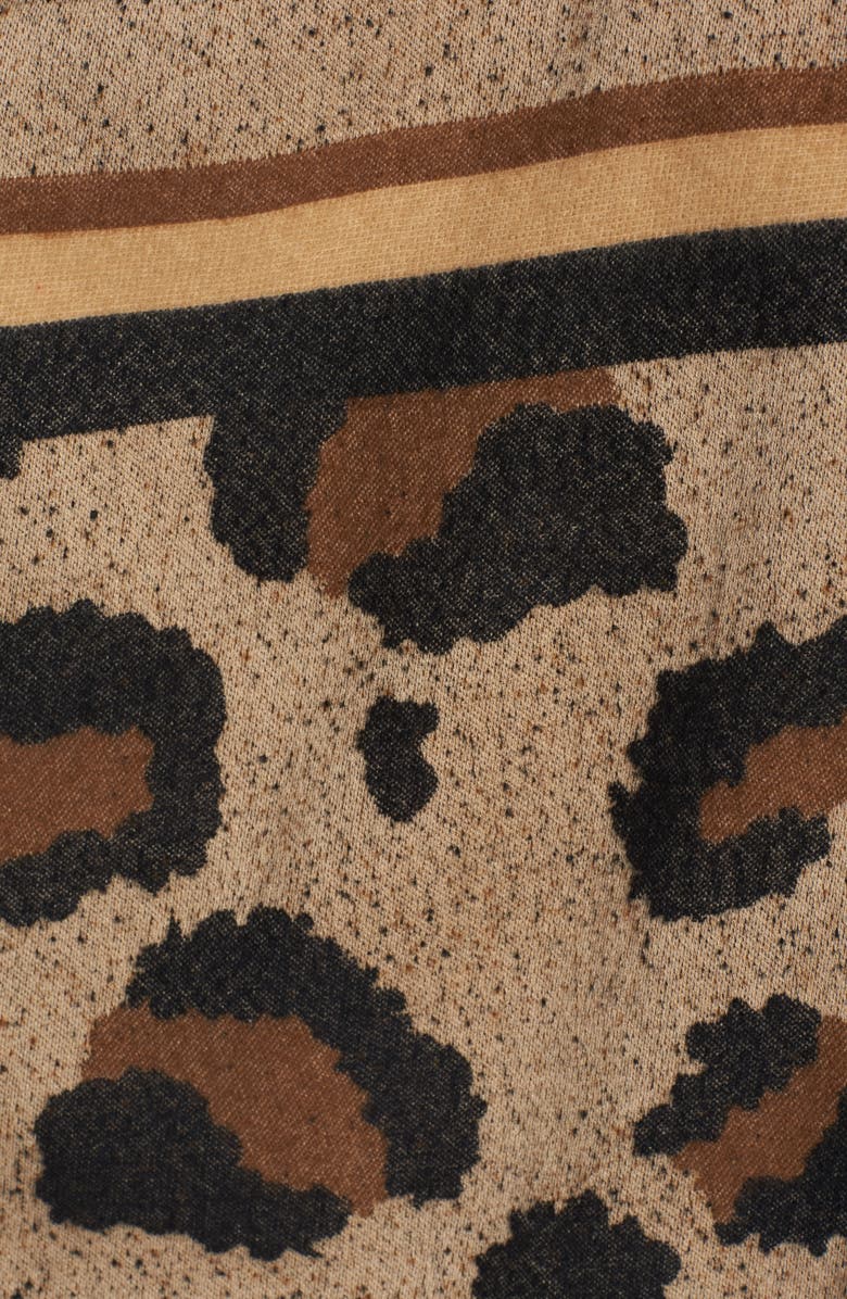BP. BP Leopard Print Ruana, Alternate, color, 