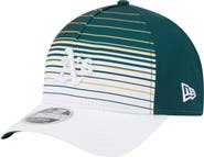 New Era Men's New Era Green Athletics Gradient 9FORTY M-Crown Adjustable Hat