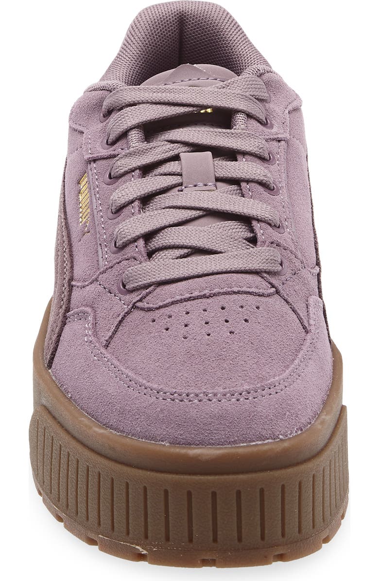 PUMA Karmen II Idol Platform Sneaker, Alternate, color, Plum Jam/ Raisin/ Puma Gold