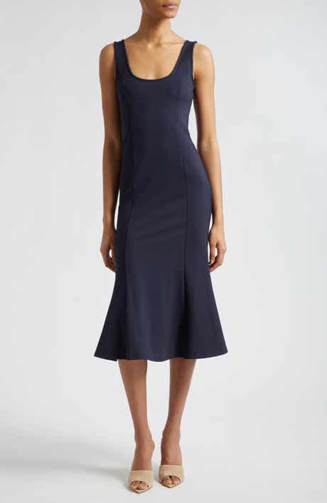 L'AGENCE Bisous Flared Midi Dress