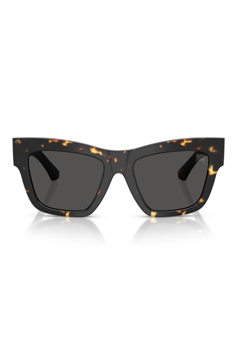 53mm Square Sunglasses, Main, color, YELLOW HAVANA