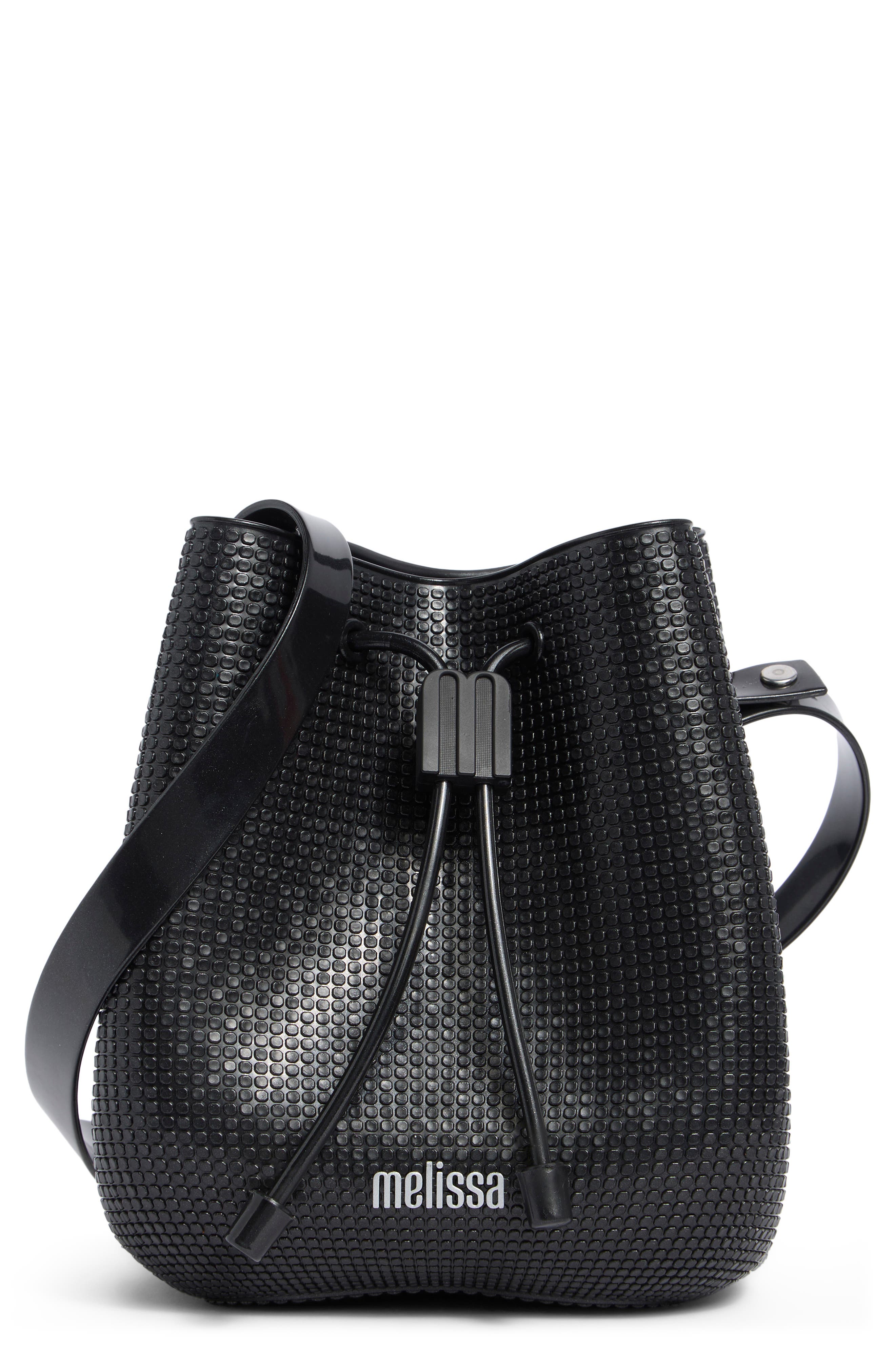 Lux Crossbody Bag, Main, color, METALLIC BLACK