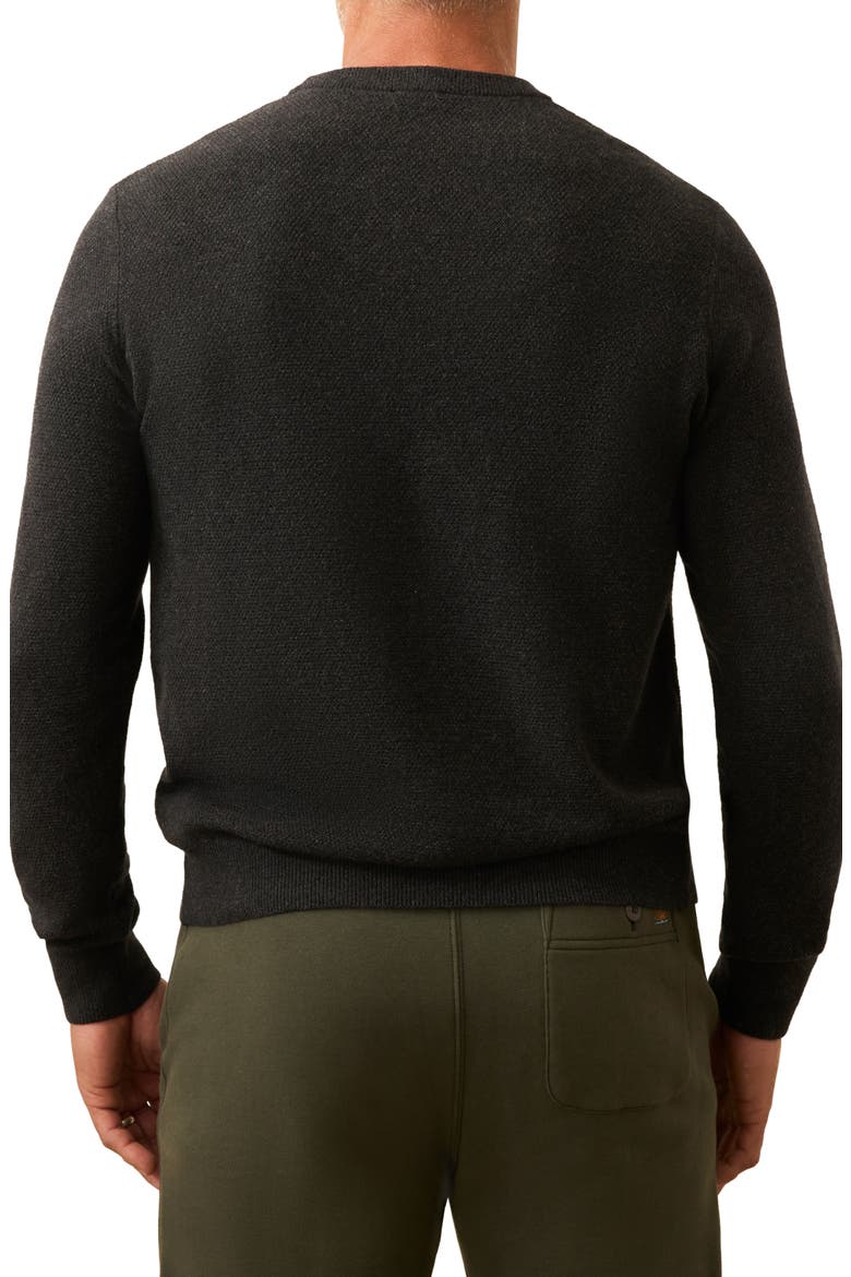 Jackson Organic Cotton Blend Sweater, Alternate, color, WOLF BLACK HEATHER