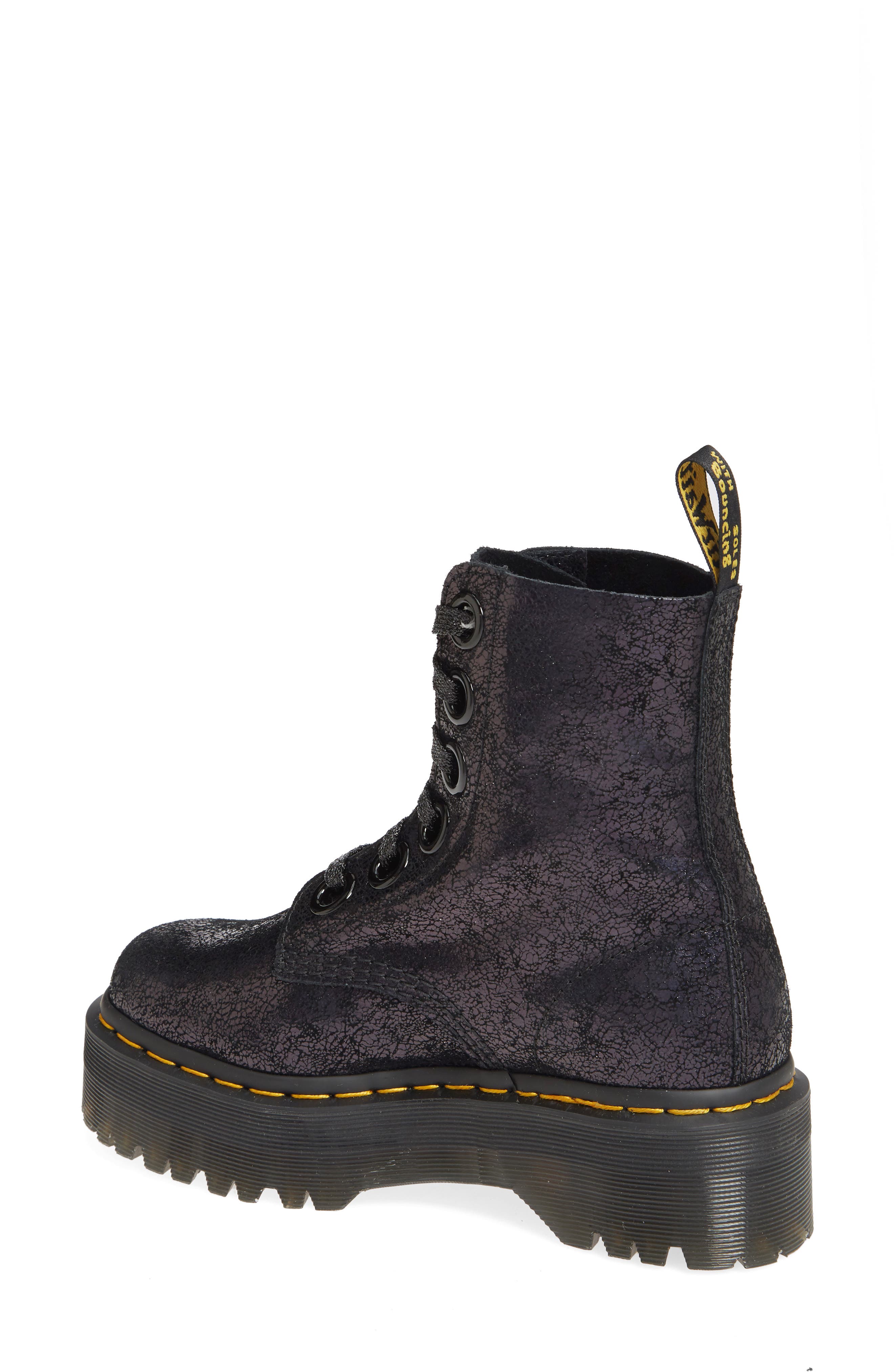 Dr. Martens Molly Crackle Boot, Alternate, color, 