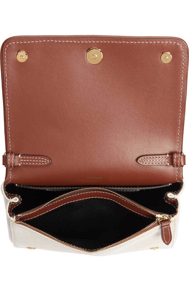 Burberry Hackberry Horseferry Print Canvas Crossbody Bag, Alternate, color,